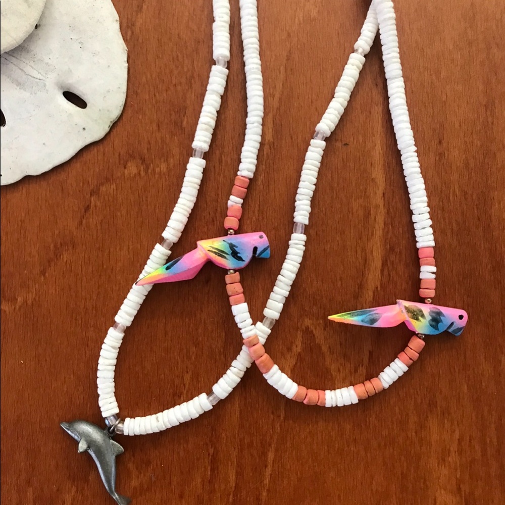 Vintage Boho Beachy Shell Necklaces